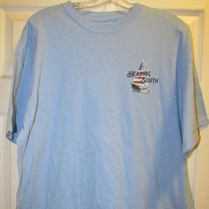 Saddlebred Heading South Sailboat Tee Shirt XL